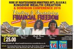 Kingdom Wealth Creation Business Conference 2016