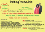 RORMI Mighty Men Of Valour Rally_6 October 2018