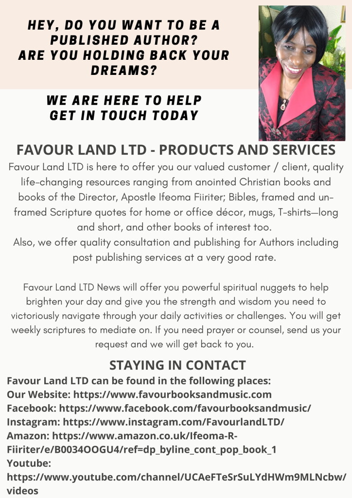 #11 Favour land Weekly Newsletter -14