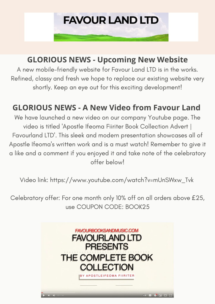 #12 Favour land Weekly Newsletter -02
