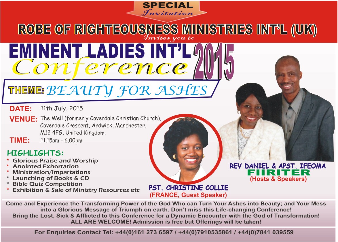 Eminent Ladies Int'l Conference 2015
