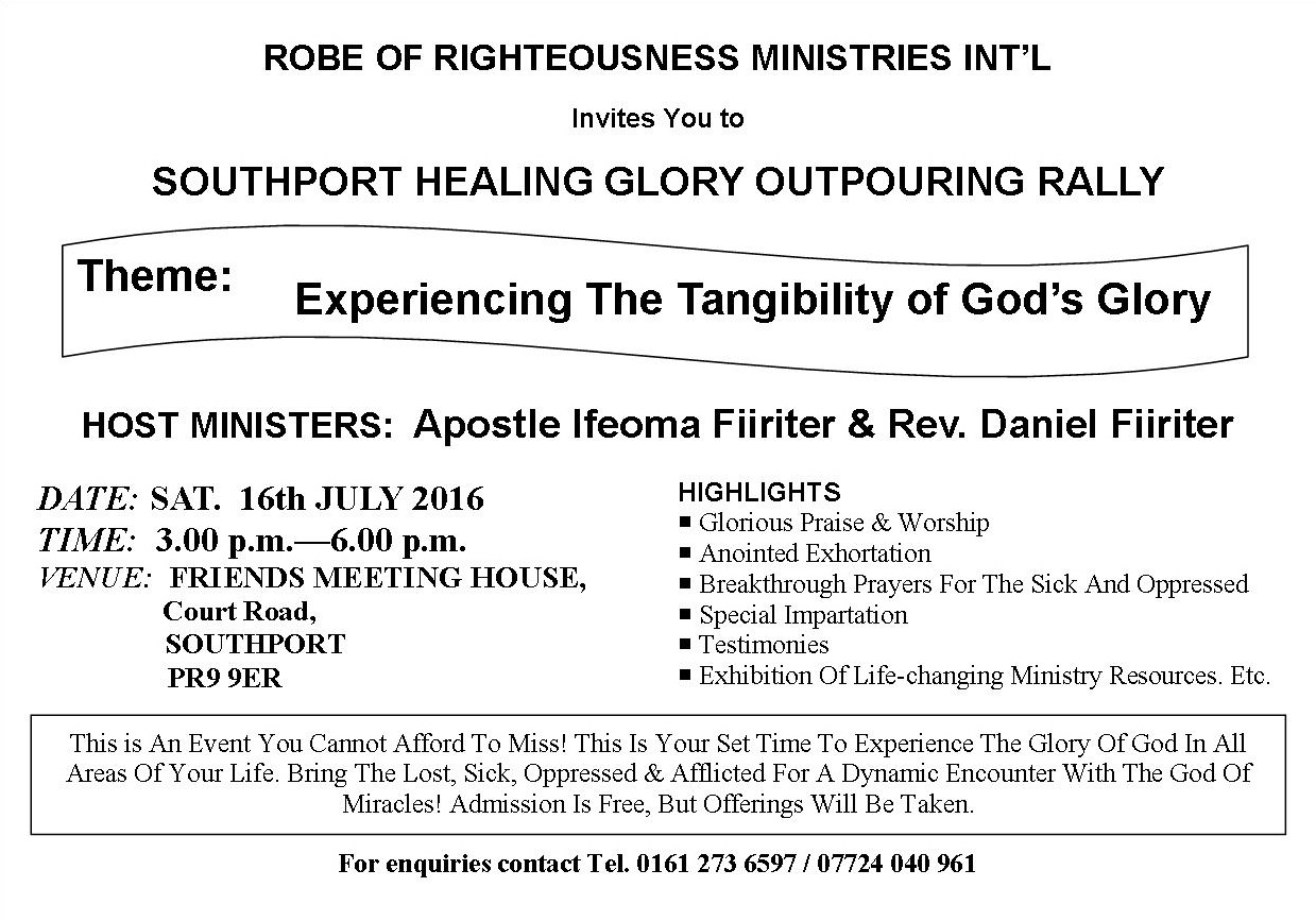 Revival & Healing_Southport 16 July 2016